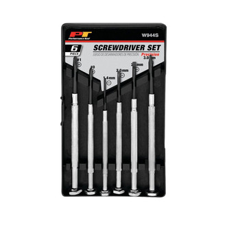 Performance Tool English/Metric Precision Screwdriver Set, 6-Piece