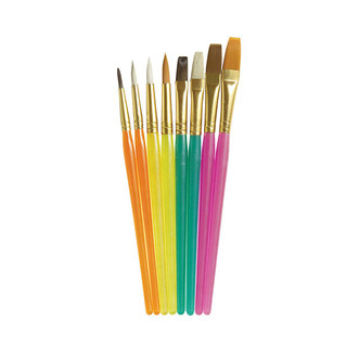 Creativity Street Acrylic Paint Brush Set, 8-Piece