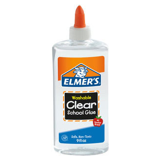 Elmer's Clear School Glue, 9 oz.