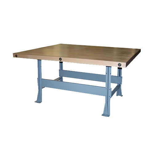 Midwest Economy Work Bench 1-2 Station with 2 Wilton Vises (7")