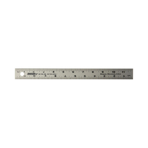 Johnson Level Aluminum Rule, 24"