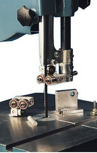 Jet Band Saw Guide Conversion Kit assemblies, mounting studs, mounting adapter blocks and hardware