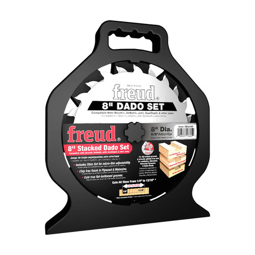 Freud Carbide-tipped Pro Dado Set 8"