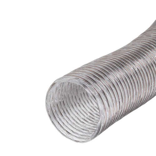 Woodstock Dust Collection Hose, Clear Wire-reinforced, 5" x 10'