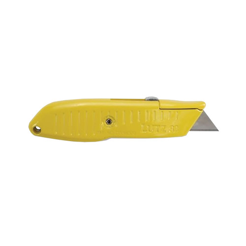 Lutz No. 82 Retractable Utility Knife, Yellow