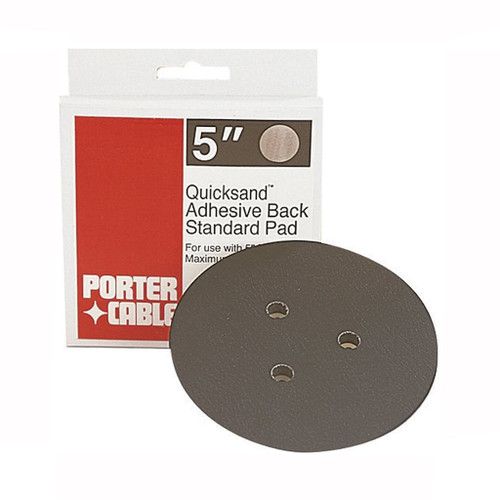 Porter Cable 5" Replacement Pad, Adhesive Back
