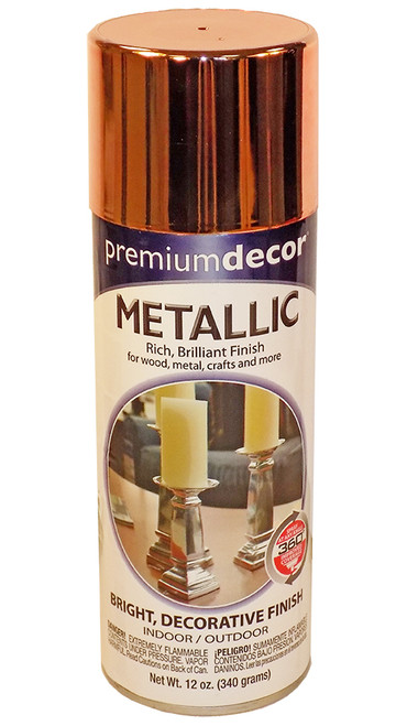 Premium Decor Enamel Spray Paint, Copper, Gloss