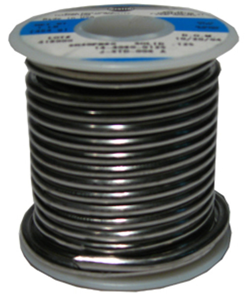 1 lb spool of solid core solder is 40% tin for nonelectrical applications to be applied with a flux