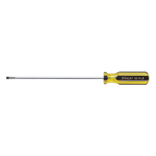 Stanley 100 Plus Cabinet Tip Screwdriver 3/16" x 8"