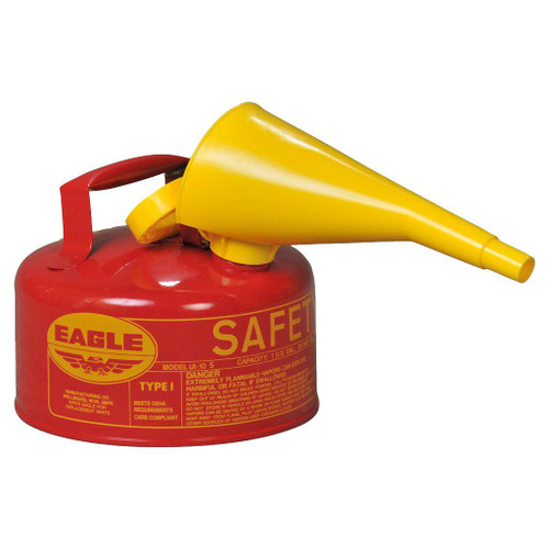 Eagle UI-20-S Type I Safety Can (Without Funnel) – Galvanized Steel Flammable Liquid Container