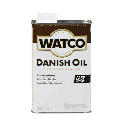 Watco Danish Oil Stain & Finish, Light Walnut, Qt.