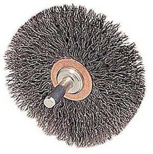 Weiler Wire Wheel Brushes, 3", .008-Fine