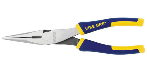 Vise-Grip Long Nose Pliers w/Side Cutter, 8"