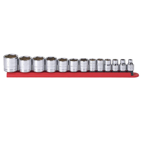 GearWrench 3/8" Drive 6-Point Standard SAE Sockets, 13-Piece Set