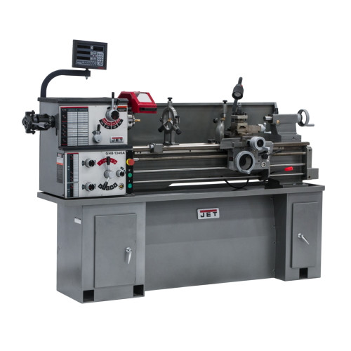 JET GHB-1340A lathe with ACU-RITE 200S DRO and Collet Closer