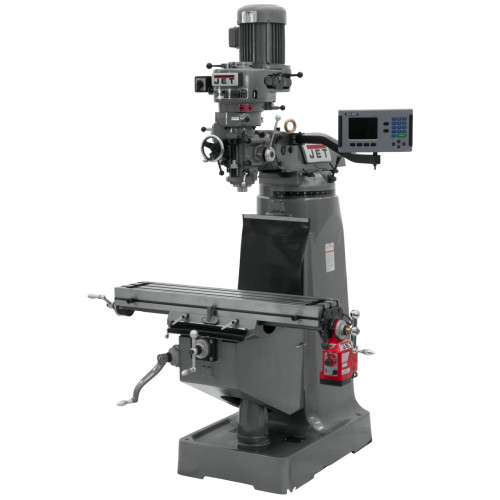 JET  JTM-2 Mill with ACU-RITE 200S DRO and X-Axis Powerfeed