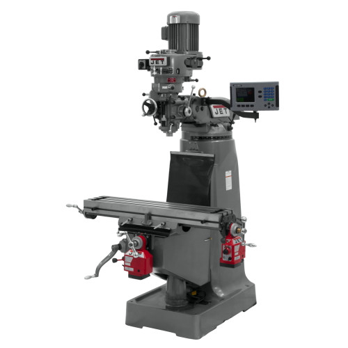 JET  JTM-1 Mill with ACU-RITE 200S DRO with X and Y-Axis Powerfeeds