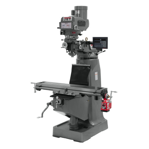 JET  JTM-4VS Mill with Newall DP700 DRO and X- Axis Powerfeed