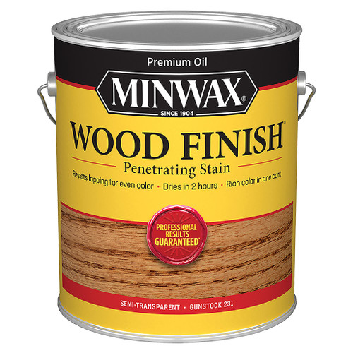 Minwax Wood Finish Wood Stain, Gunstock, Gal.