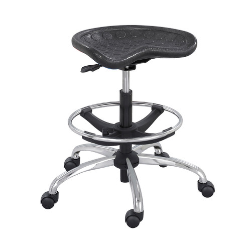 Safco Gel Seat Stool w/Height Adjustment