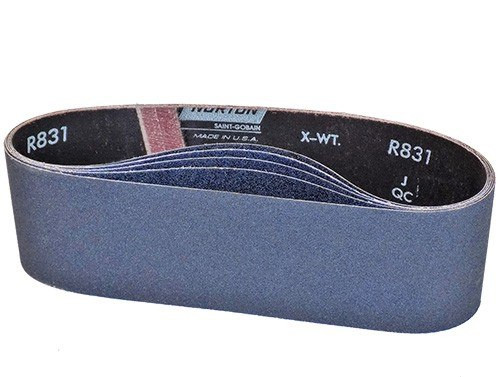 Norton ProSand Zirconia Alumina Sanding Belt, 3" x 21" 80 Grit, 1/pkg.