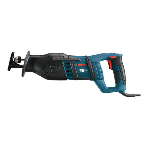 Bosch Compact Demolition Reciprocating Saw has variable speed trigger, fixed foot, soft ergonomic handle