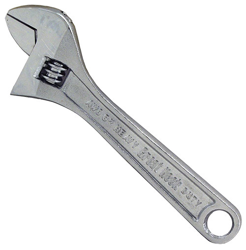 Great Neck Adjustable Wrench, 6"