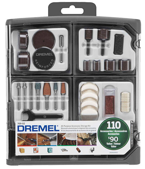 Dremel Rotary Tool All-Purpose Accessory Kit, 110-Piece