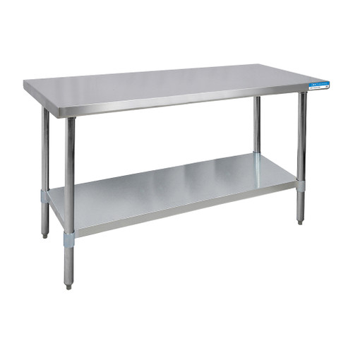 Diversified Woodcrafts Stainless Steel Table, 72"W x 30"D x 35"H