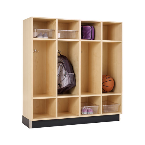 Diversified Woodcrafts Backpack Locker 4-Section