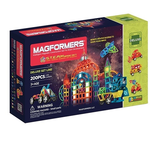 Magformers STEAM Mag. Const. Set, 200pc | Midwest Technology