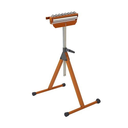 Bora Portamate Tri-Function Pedestal Roller Stand has polished steel ball bearing roller and rubber feet