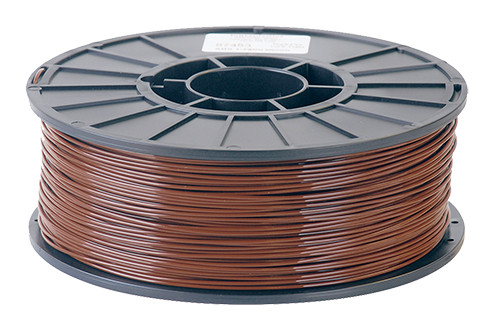 Toner ABS Filament, 1.75mm 2.2 lb. Spool, Brown