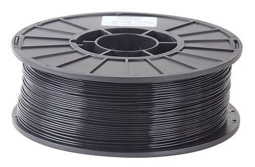 Toner ABS Filament, 1.75mm 2.2 lb. Spool, Black