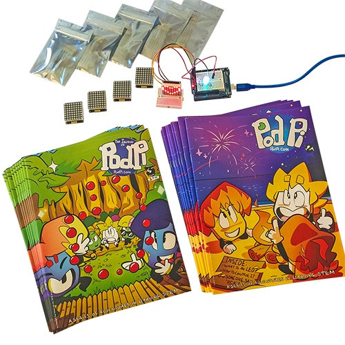 PodPi Island Kit Modules 2 & 3 for 10 Students
