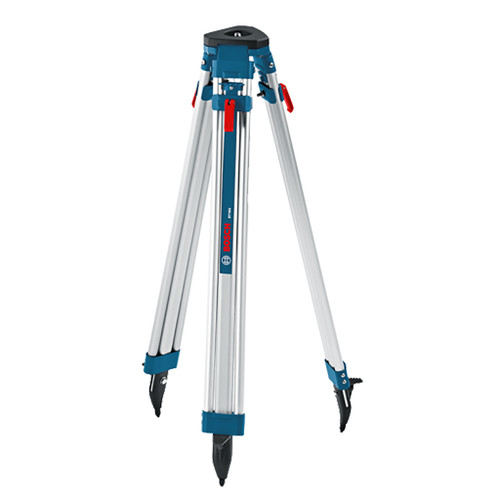 Bosch Contractors' Rotary Laser Tripod has lightweight, durable aluminum design and painted casting