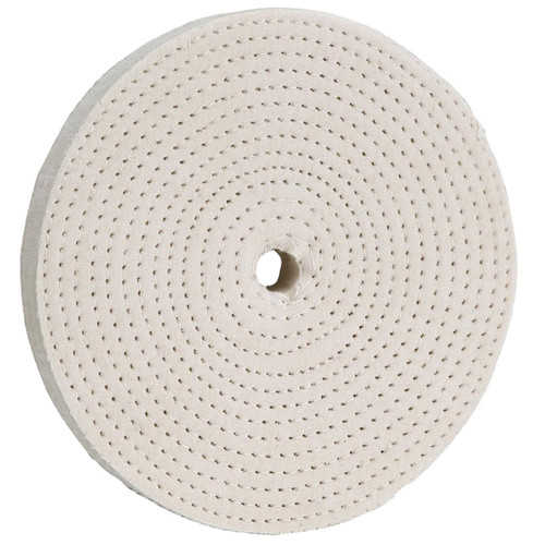 Woodstock Buffing Wheel, Spiral Sewn, 6", 60 Ply