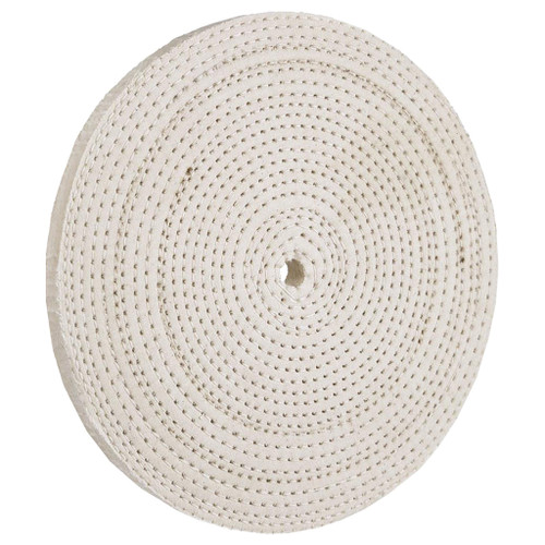 Woodstock Buffing Wheel, Spiral Sewn, 8", 60 Ply