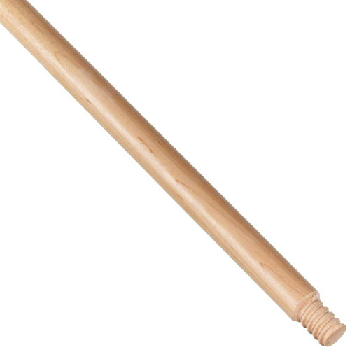 Weiler Brush Handles Wooden with Wood Thread, 1-1/8" x 60"