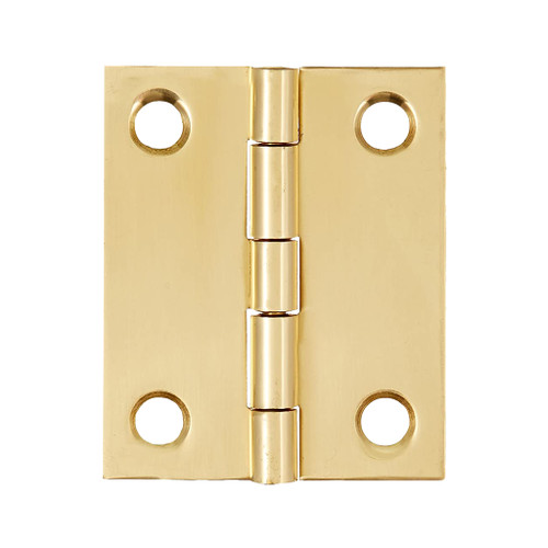 Standard Butt Hinges Broad Hinge, Solid Brass, 1-1/2