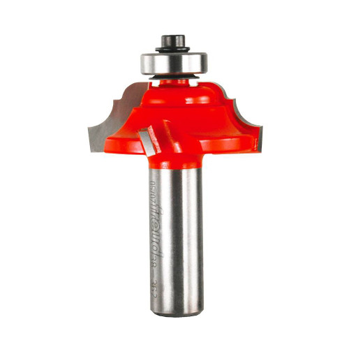 side profile of 1-1/2" x 1/2" Freud Classical Cove & Bead router bit