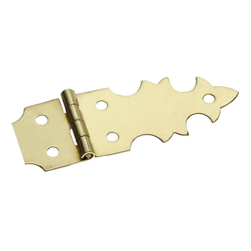 National Decorative Hinges, Solid Brass, 5/8" x 1-7/8"