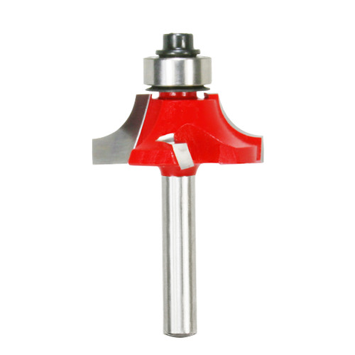 side profile of 1-1/4" x 2-3/16" beading router bit