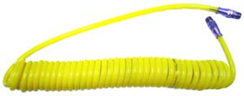 Milton Polyurethane Swivel End Recoil Air Hoses, 1/4" x 30'