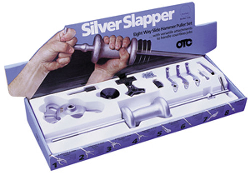 OTC Silver Slapper 8-Way Slide Hammer Puller Set