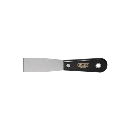 Stanley Nylon Handle Steel Blade Putty Knife, 1-1/4"W Stiff