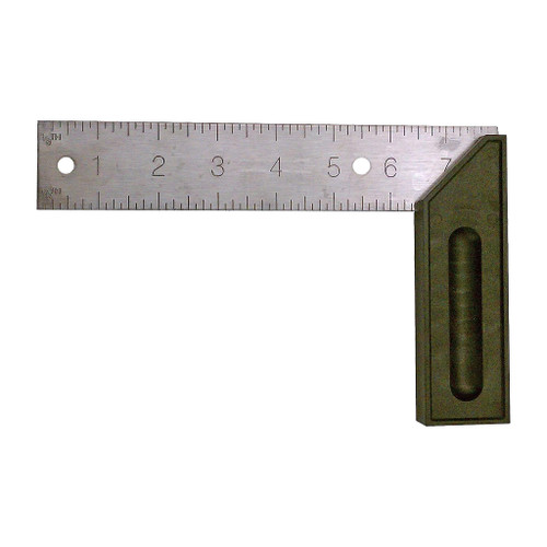 Johnson Level Structo-Cast Try / Miter Square, 8"