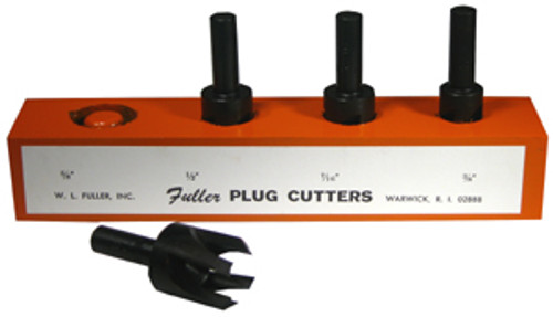 W.L. Fuller 4-Piece Plug Cutter Set