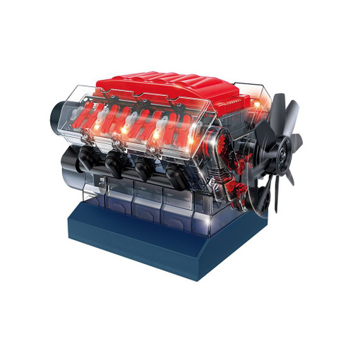 OWI Vroom STEM V8 Model Combustion Engine