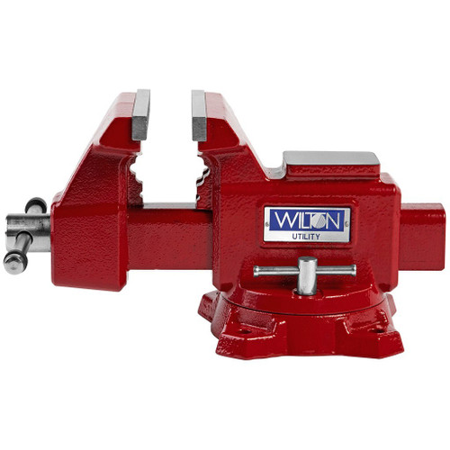 Wilton Utility Bench Vise 5-1/2" Jaw Width, 5" Jaw Opening, 360° Swivel Base